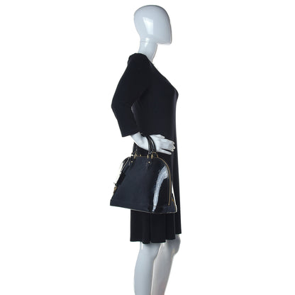Louis Vuitton Vernis Alma PM Black 2 of 10