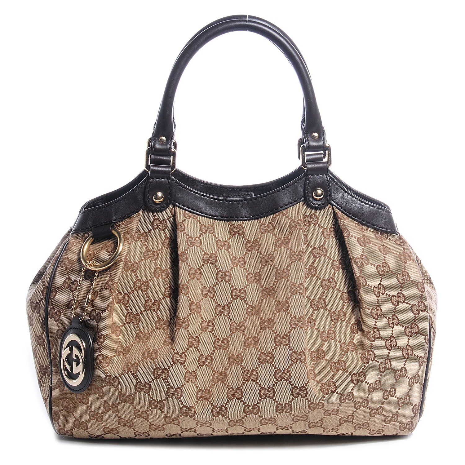 Gucci Monogram Medium Sukey Tote Dark Brown 1 of 7
