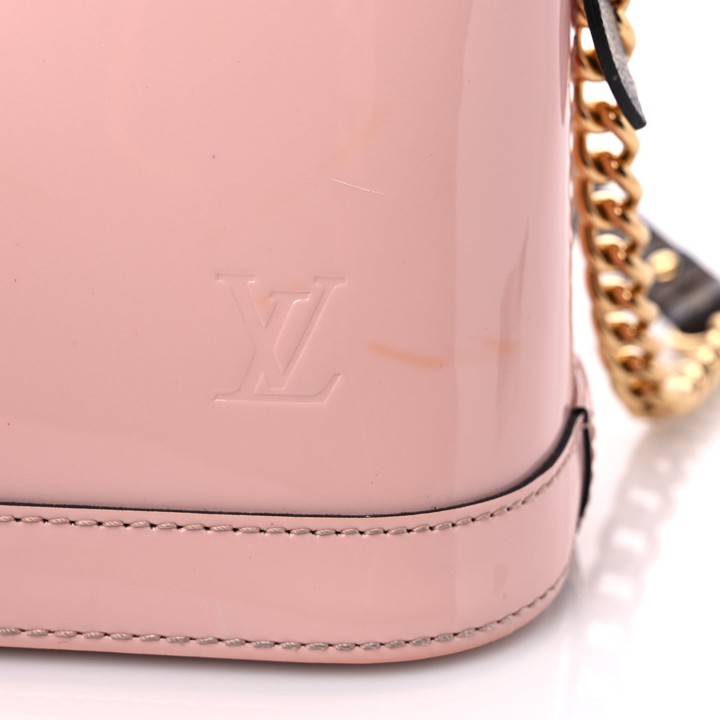 Vernis Monogram Alma Mini Rose Ballerine