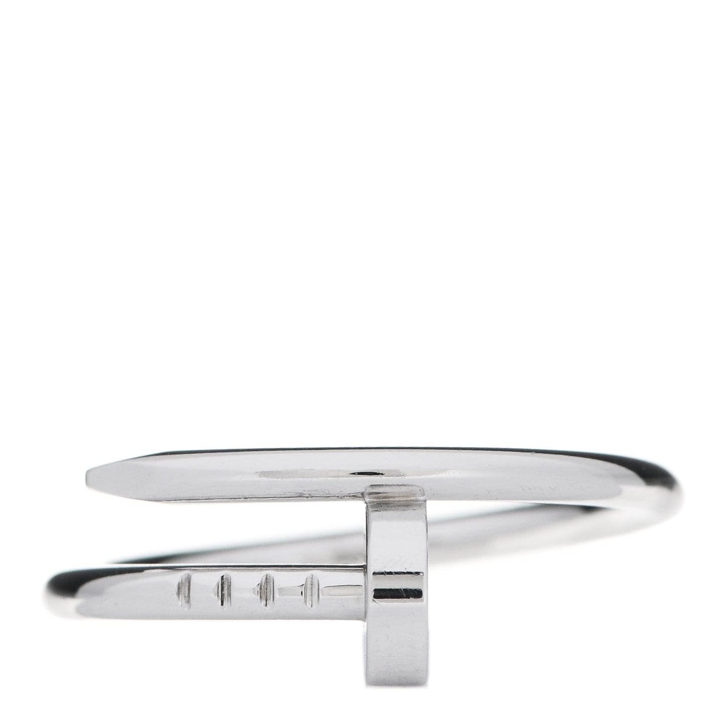 18K White Gold Small Juste Un Clou Ring 53 6.25