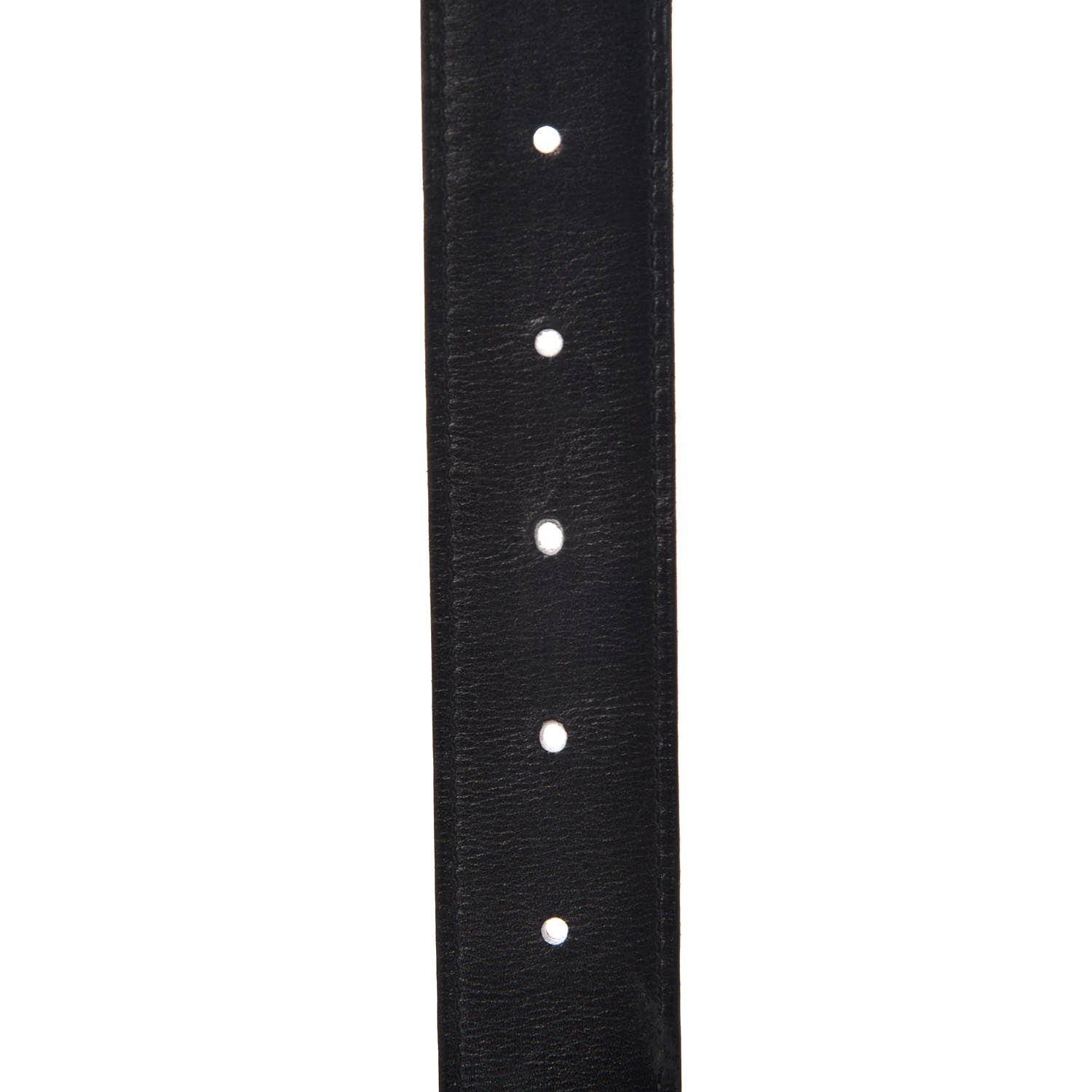 Hermes Box Togo 32mm Belt Strap 90 Black Orange 7 of 8