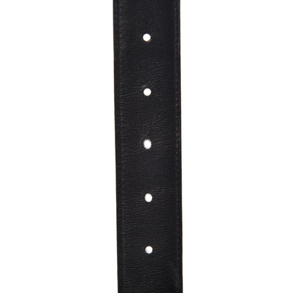 Hermes Box Togo 32mm Belt Strap 90 Black Orange 7 of 8