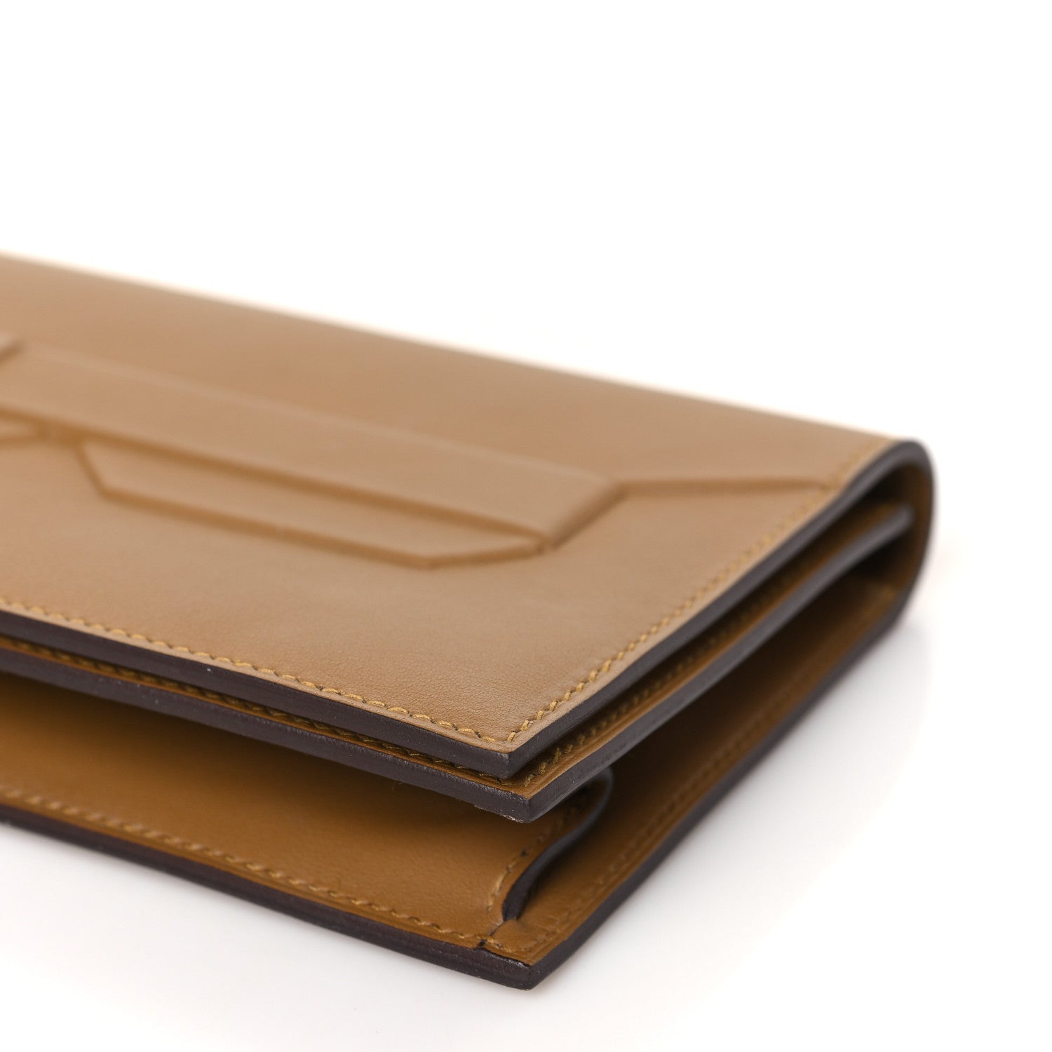 Hermes Swift Shadow Clutch 29 Bronze Dore 9 of 10