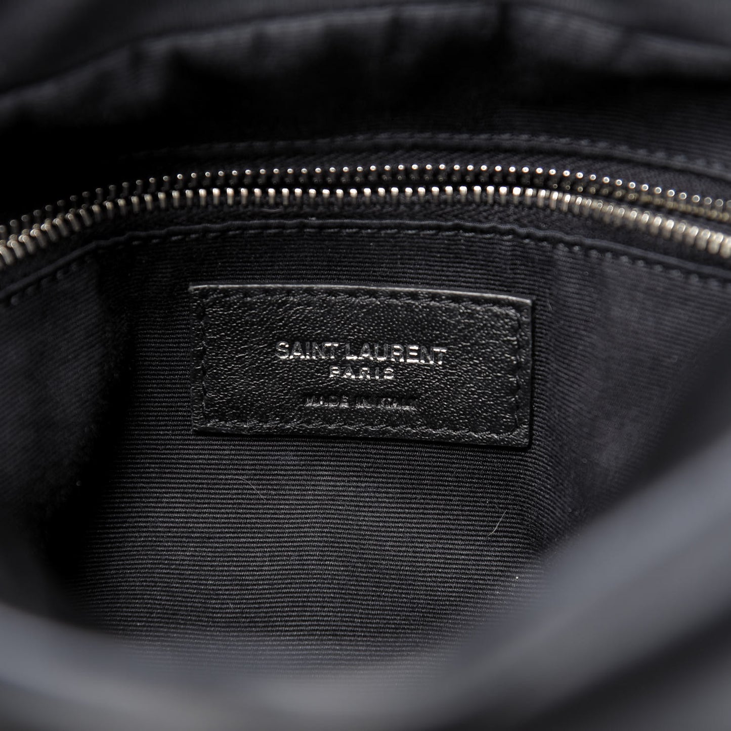 Calfskin Y Quilted Monogram Small Loulou Bowling Bag Black