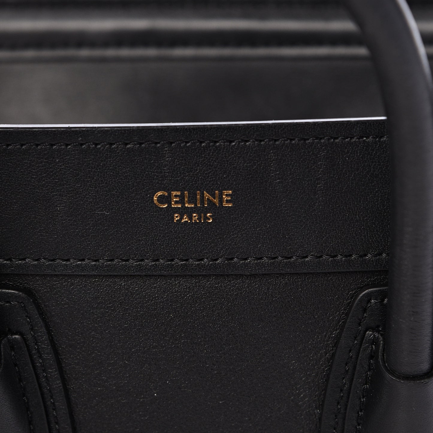 Smooth Calfskin Nano Luggage Black