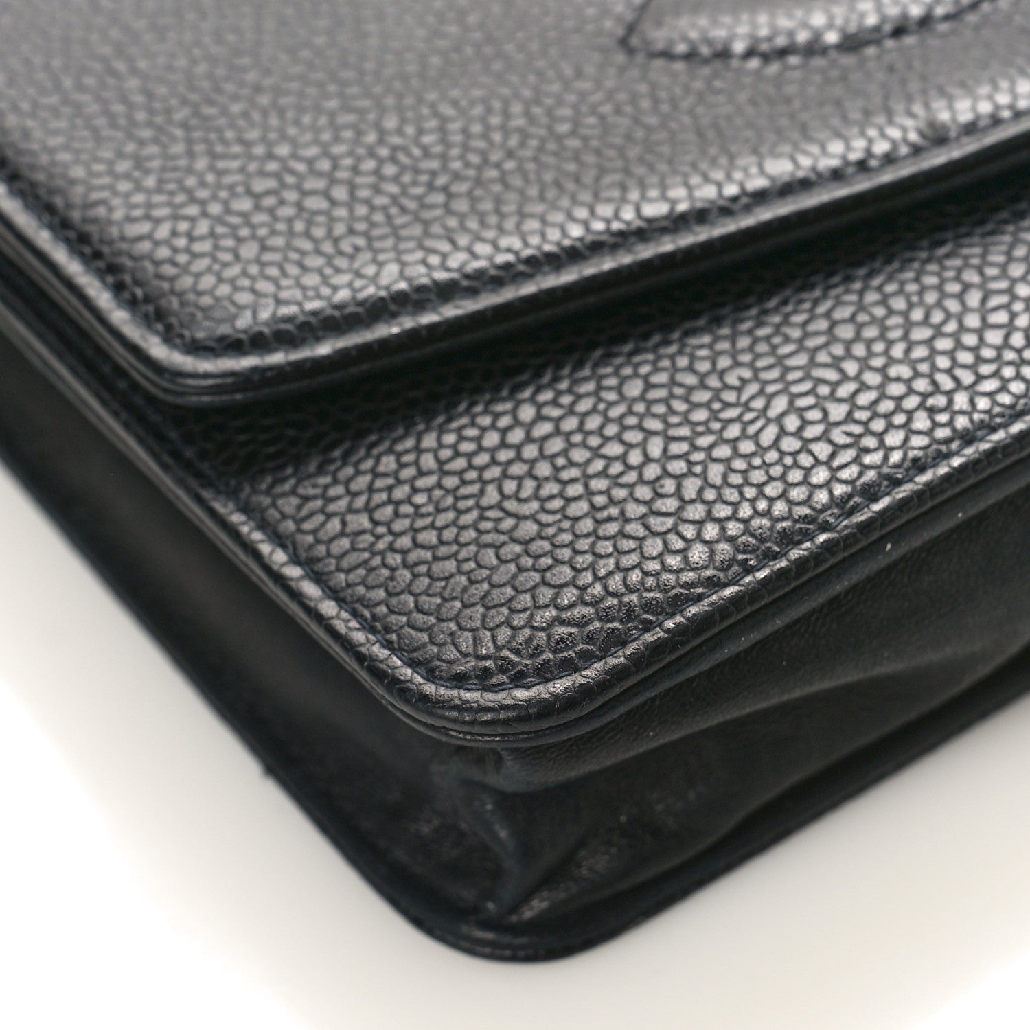 Chanel Caviar Timeless CC Wallet on Chain WOC Black 7 of 12