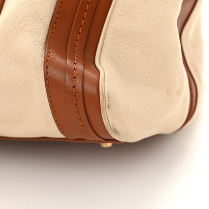 Chloe Calfskin Large Alice Satchel Husky White Tan 13 of 15