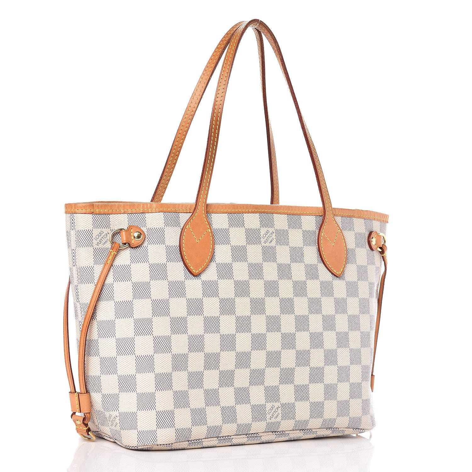 Louis Vuitton Damier Azur Neverfull PM 3 of 14