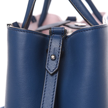 Fendi Vitello Dolce Century Petite 2Jours Tote Blue Rosa Doll 13 of 13