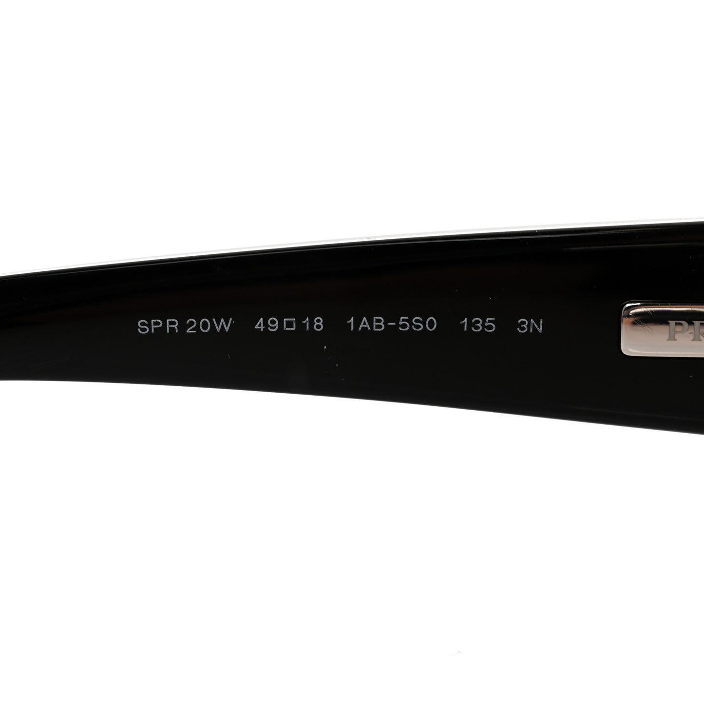 Acetate Sunglasses SPR 20W Black