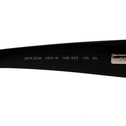Prada Acetate Sunglasses SPR 20W Black 5 of 8