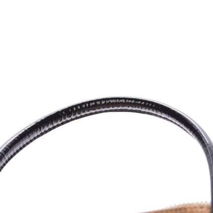 Valentino Garavani Straw Lace Bow Dome Tote Black 19 of 20
