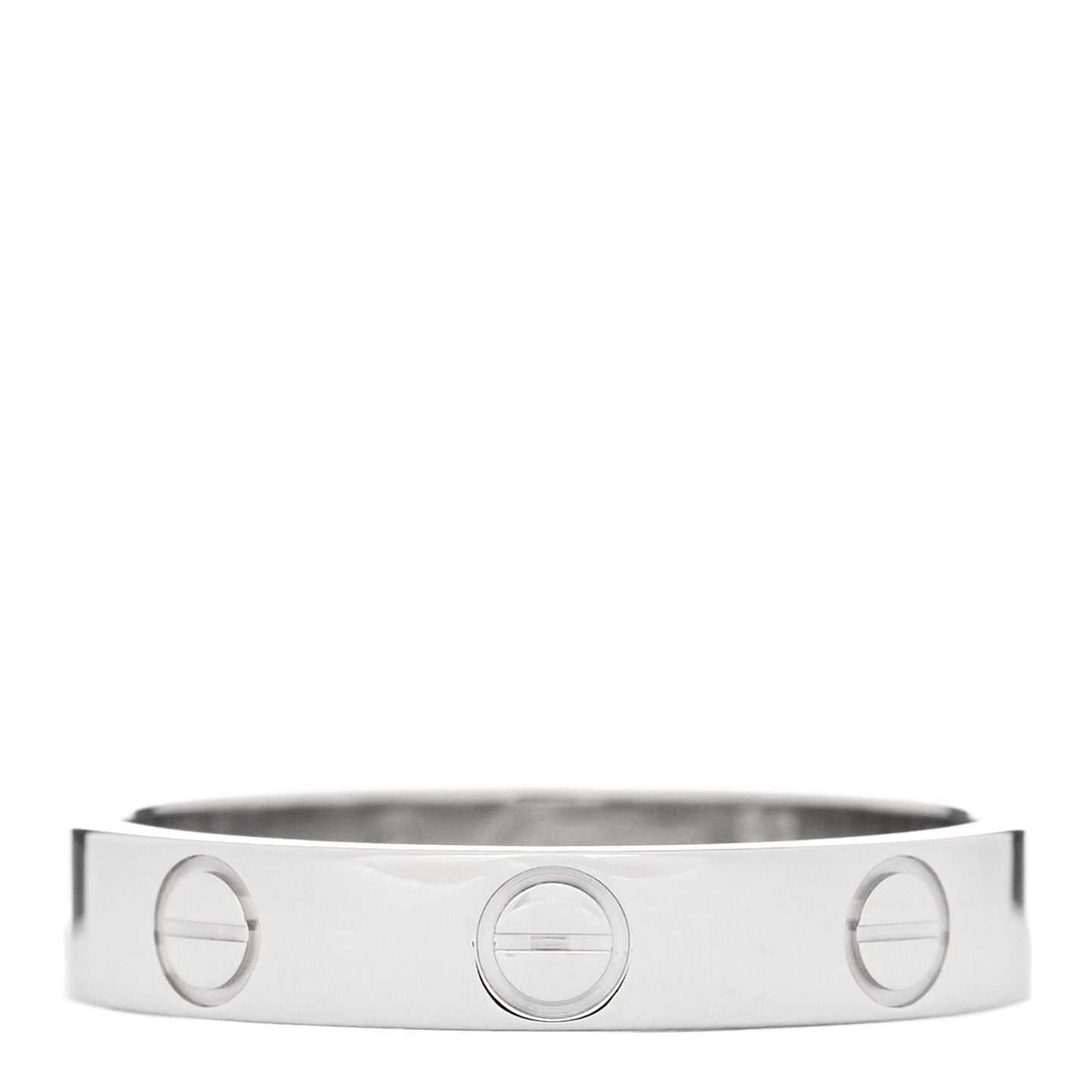 Platinum 3.5mm LOVE Wedding Band Ring 53 6.5