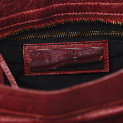 Balenciaga Agneau Classic Hardware City Bordeaux 5 of 8