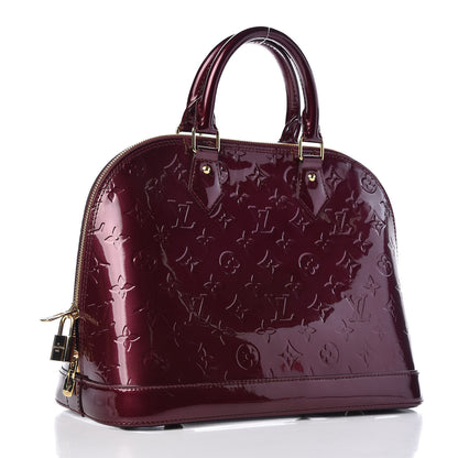 Louis Vuitton Vernis Alma PM Rouge Fauviste 3 of 8