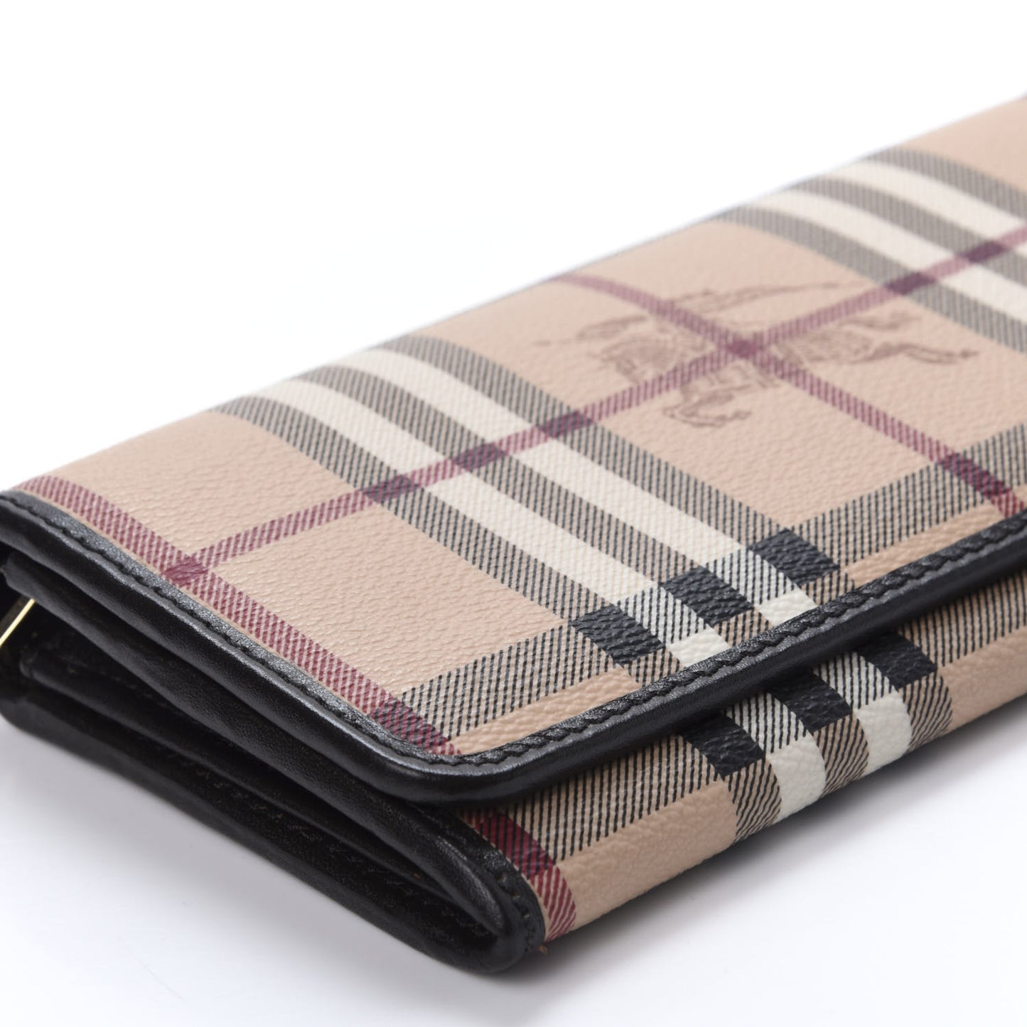 Haymarket Check Penrose Continental Wallet Chocolate