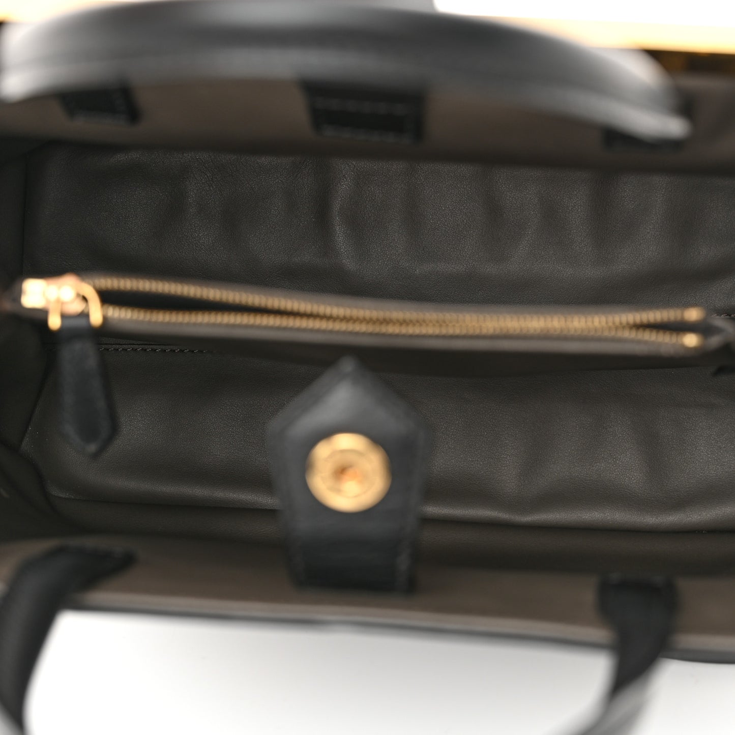 Vitello Dolce Century Petite 2Jours Tote Black Carbone