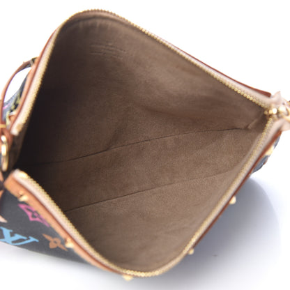 Louis Vuitton Monogram Multicolor Pochette Accessories Black 5 of 10