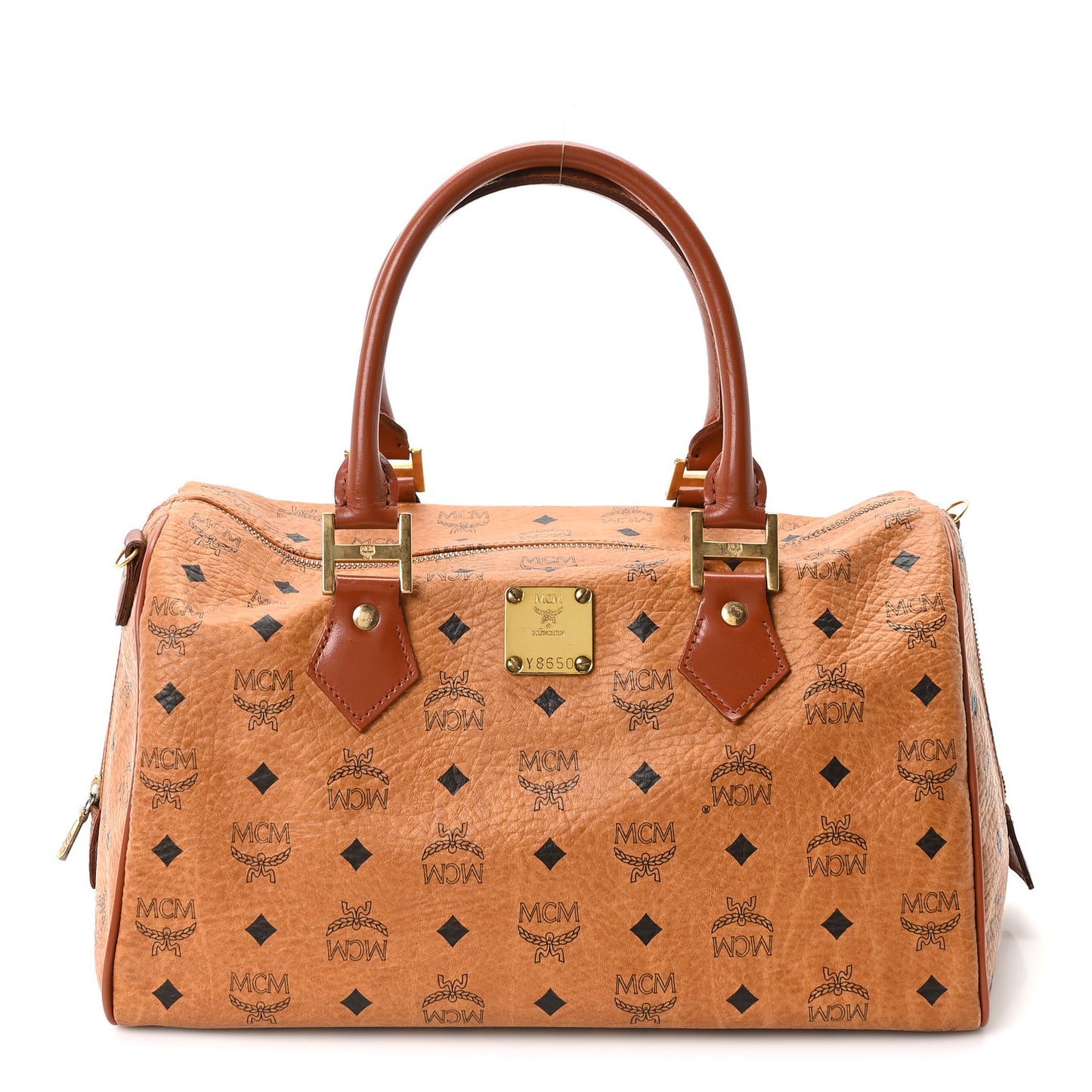 Visetos Essential Boston Bag Cognac