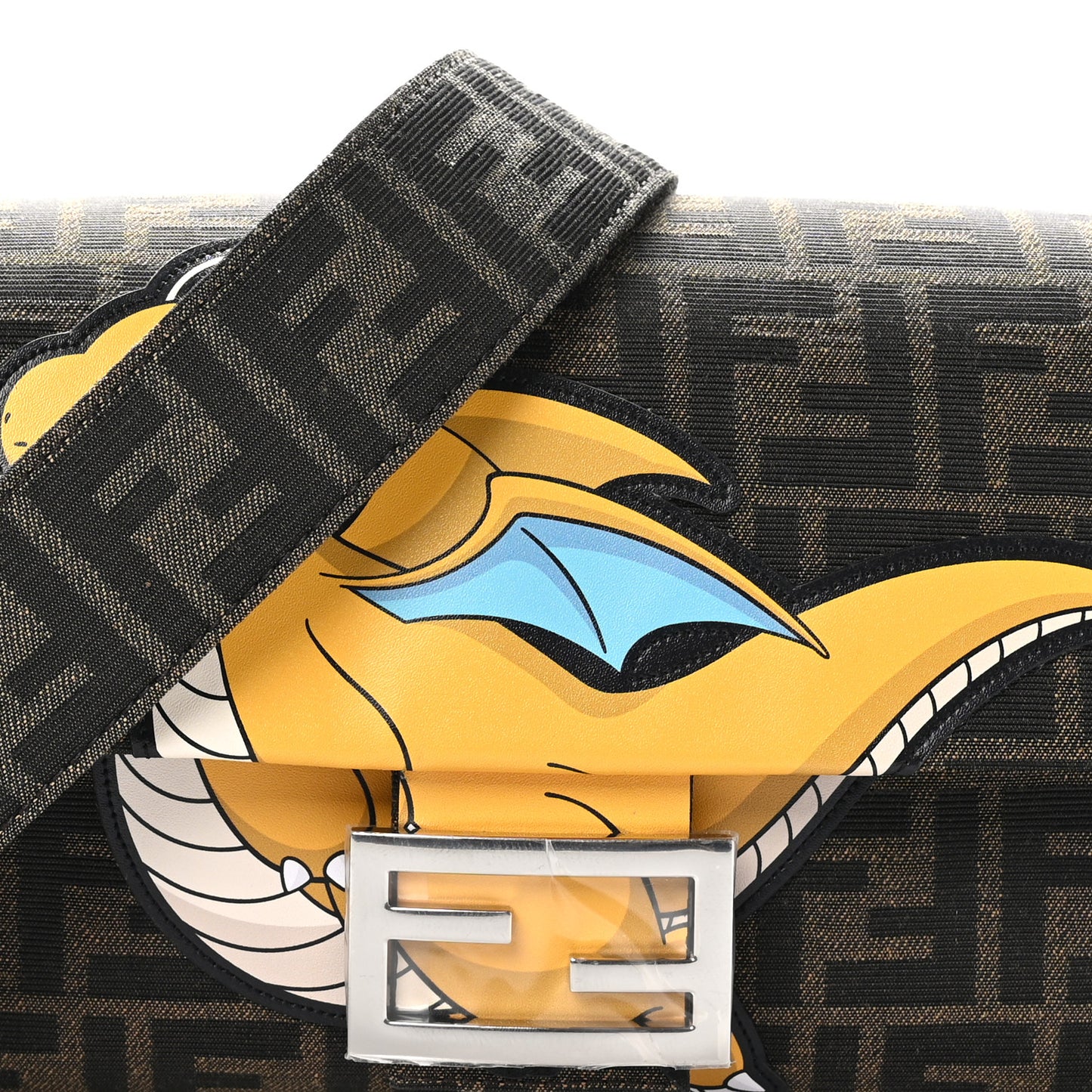 X FRGMT X POKEMON Glazed Fabric FF Pokemon Baguette Tobacco Moro Giallo