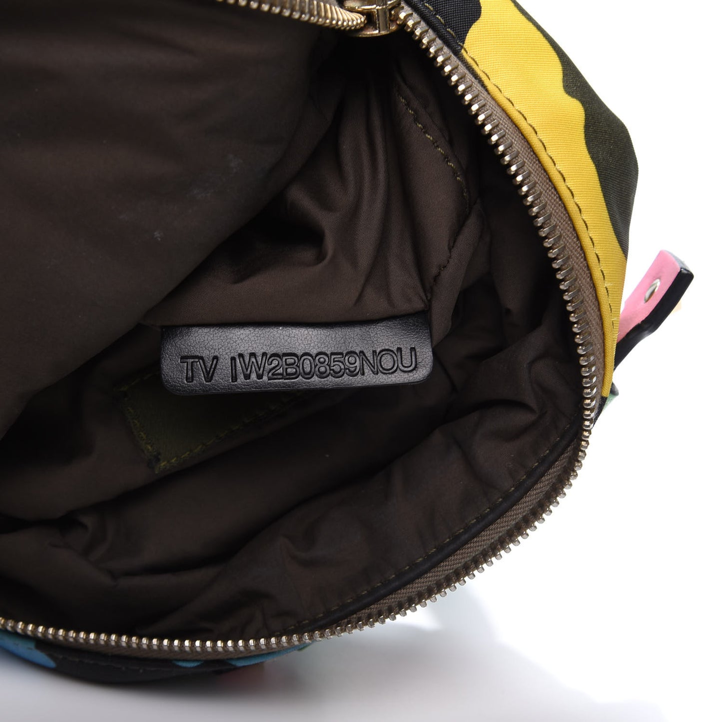Nylon Mini Psychedelic Camouflage Rockstud Backpack Multicolor