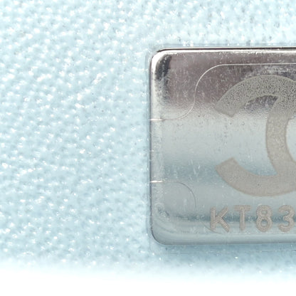 Chanel Perforated Lambskin Quilted Mini Rectangular Flap Light Blue Light Purple White 7 of 9