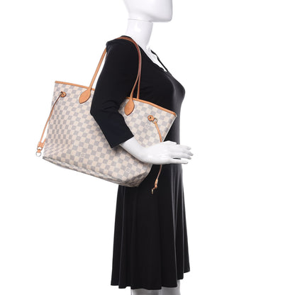Louis Vuitton Damier Azur Neverfull MM 2 of 12