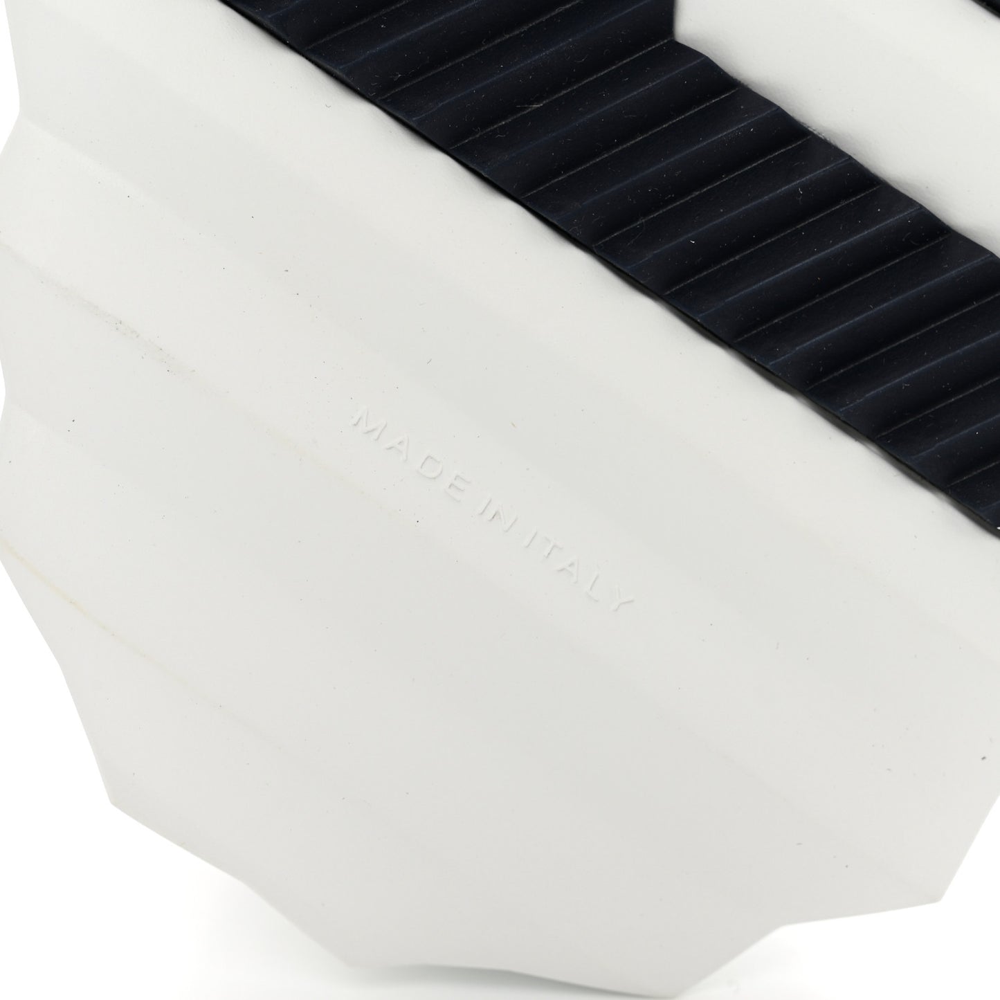 Technical Canvas Suede Goatskin Bouncing Sneakers 41 White