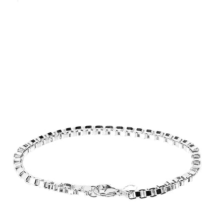 Tiffany Sterling Silver 4mm Venetian Link Bracelet 3 of 4