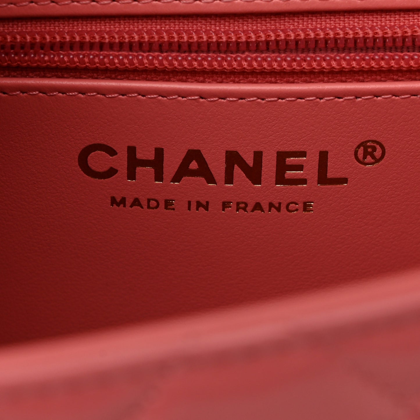 Shiny Aged Calfskin Quilted Nano Kelly Shopper Coral Pink
