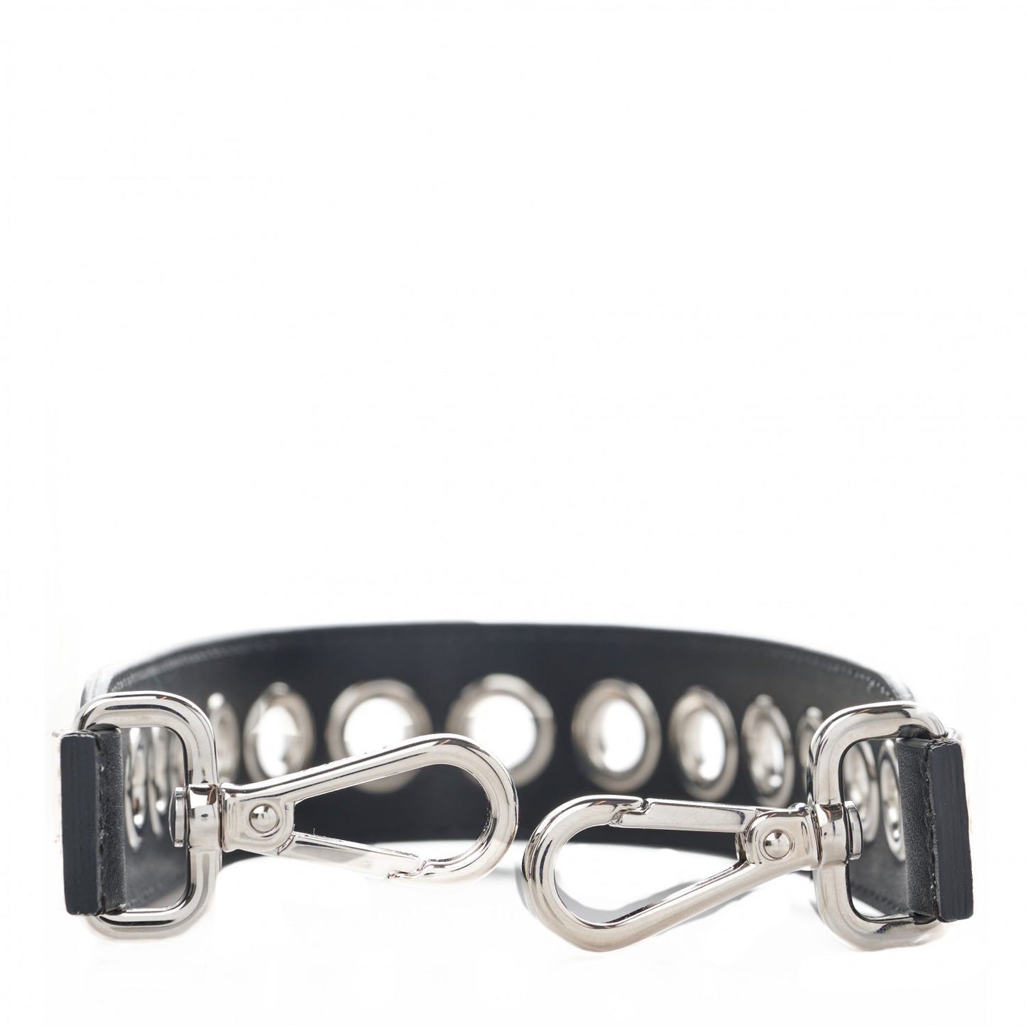 Vitello Liberty Grommet Bi-Color Mini Strap You Black Camelia