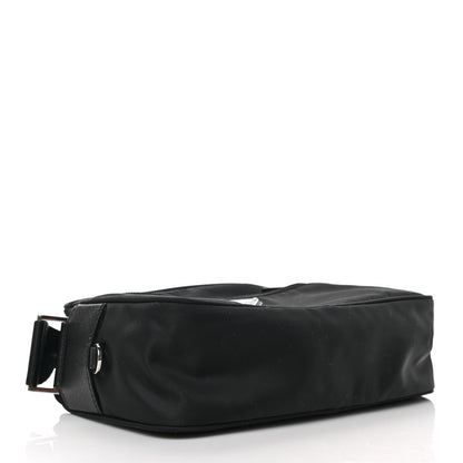 Prada Re-Nylon Vela Saffiano Pocket Double Zip Shoulder Bag Black 4 of 8