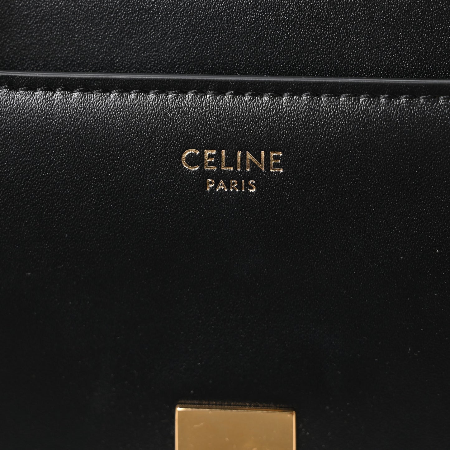 Satinated Calfskin Mini 16 Top Handle Bag Black