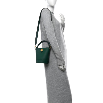 Moynat Taurillon Blush Baluchon BB Emerald 3 of 10