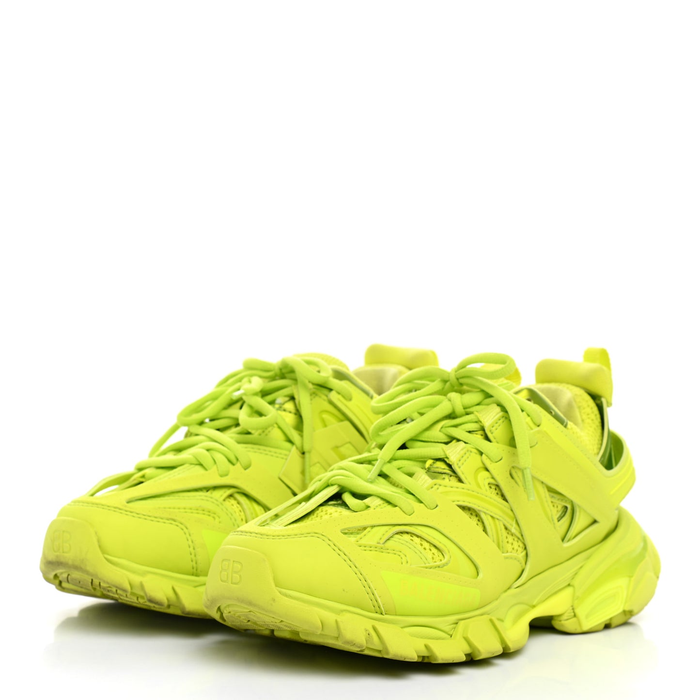 Mesh Nylon Womens Track Sneakers 36 Lime