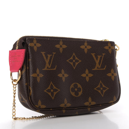 Louis Vuitton Monogram 2020 Christmas Animation Roller Coaster Mini Pochette Accessories Pivoine 3 of 9