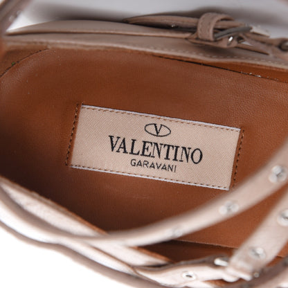 Valentino Garavani Nappa Love Latch 100mm Pumps 40 Poudre 6 of 9