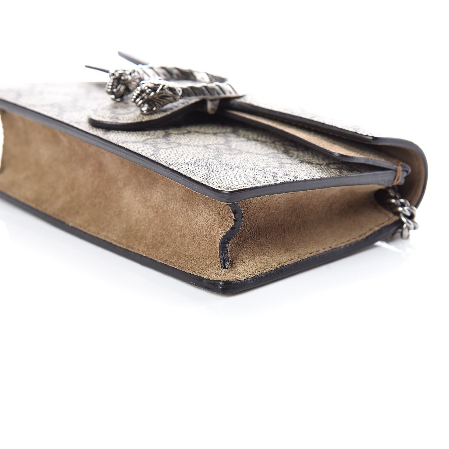 GG Supreme Monogram Super Mini Dionysus Shoulder Bag Taupe