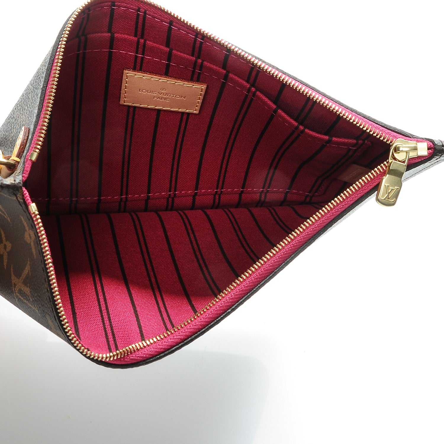 Louis Vuitton Monogram Neverfull MM GM Pochette Pivoine 5 of 8