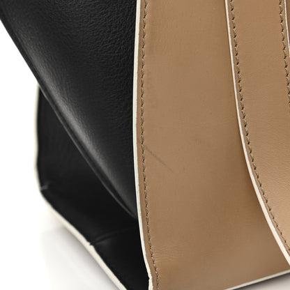 Fendi Vitello Baltico Dolce Petite 3Jours Tote Sand Black 16 of 18
