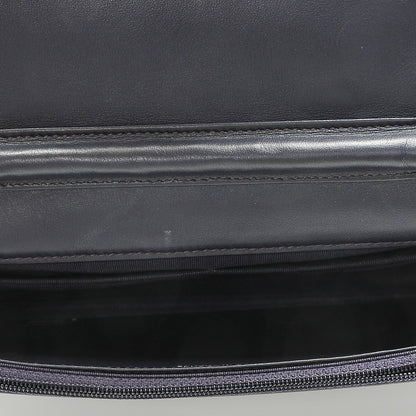 Chanel Patent Quilted Wallet On Chain WOC Dark Purple 5 of 8