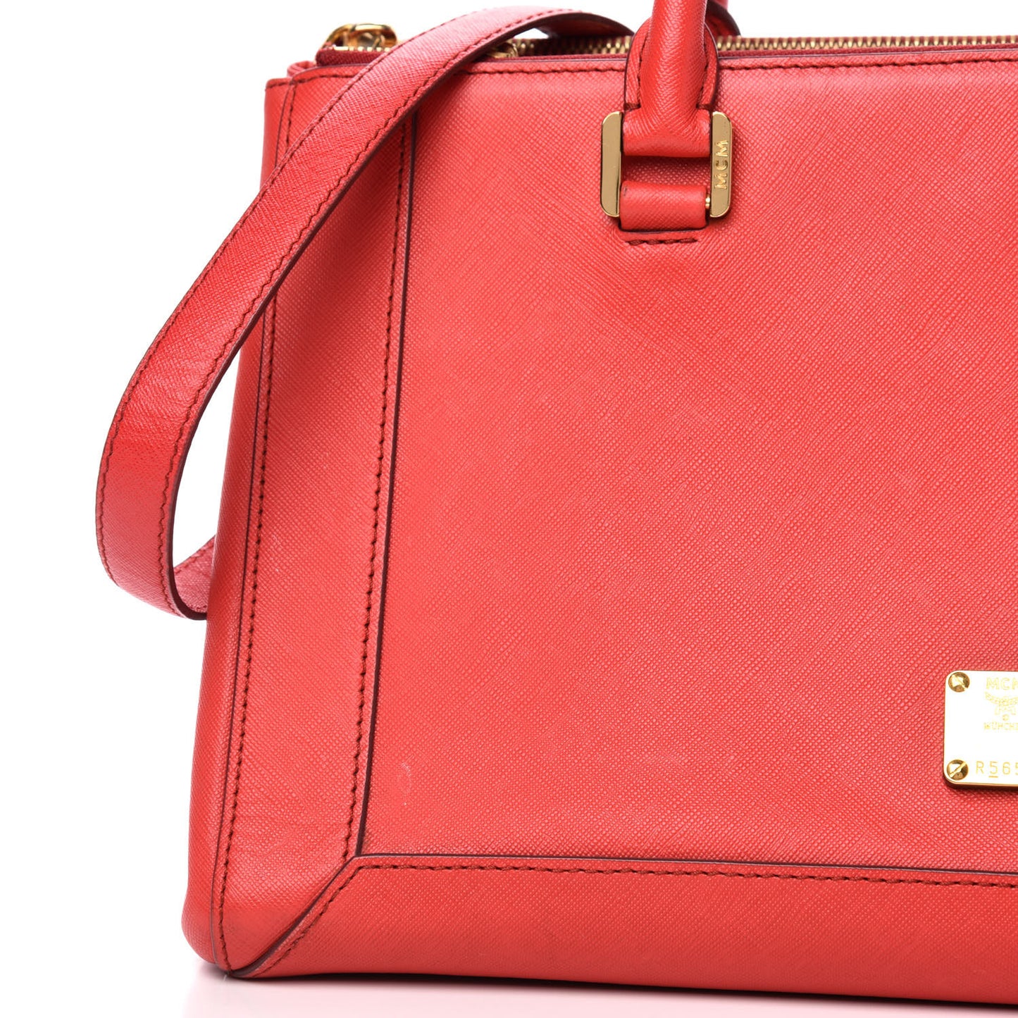 Saffiano Nuovo Tote Hot Coral