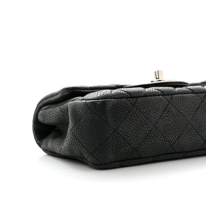 Chanel Iridescent Caviar Quilted Extra Mini Flap Black 9 of 11