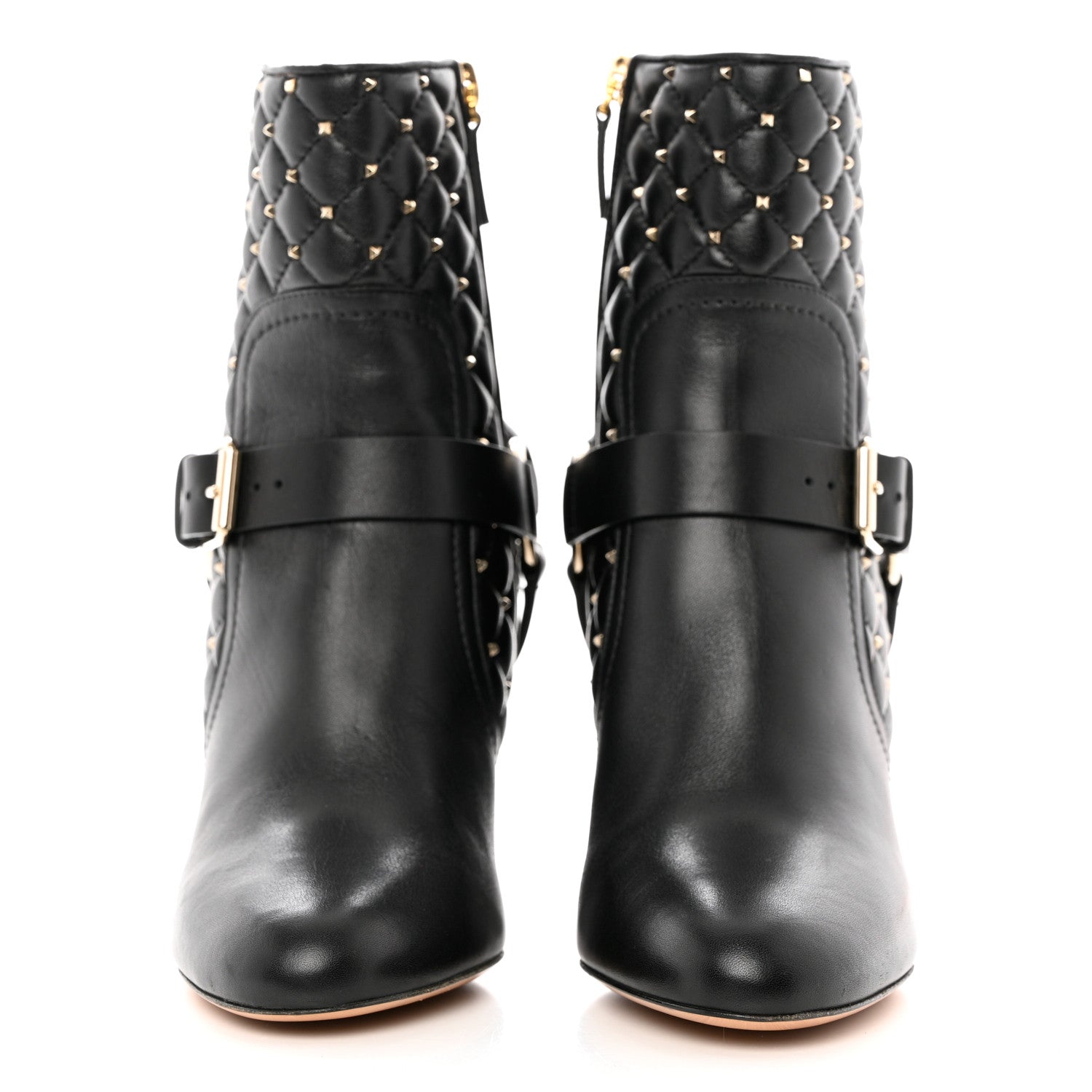 Valentino Garavani Nappa Rockstud Spike 90mm Ankle Boots 36.5 Black 2 of 11