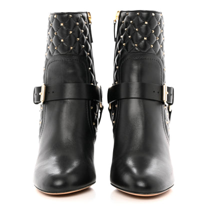 Valentino Garavani Nappa Rockstud Spike 90mm Ankle Boots 36.5 Black 2 of 11