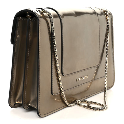 Bulgari Metallic Calfskin Serpenti Forever Crossbody Bag Bronze 3 of 10