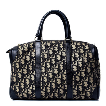 Christian Dior Monogram Boston Navy Blue 1 of 4