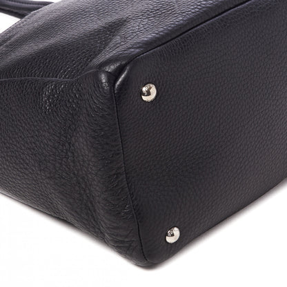 Prada Vitello Daino Tote Black 6 of 8