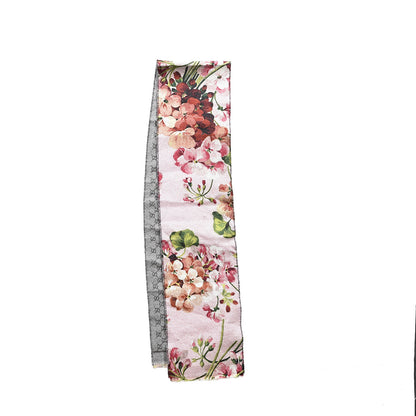 Gucci Wool GG Monogram Miniorophin Scarf Shell Pink 2 of 4