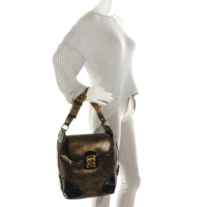 Louis Vuitton Monogram Embossed Sergent GM Bronze 2 of 7